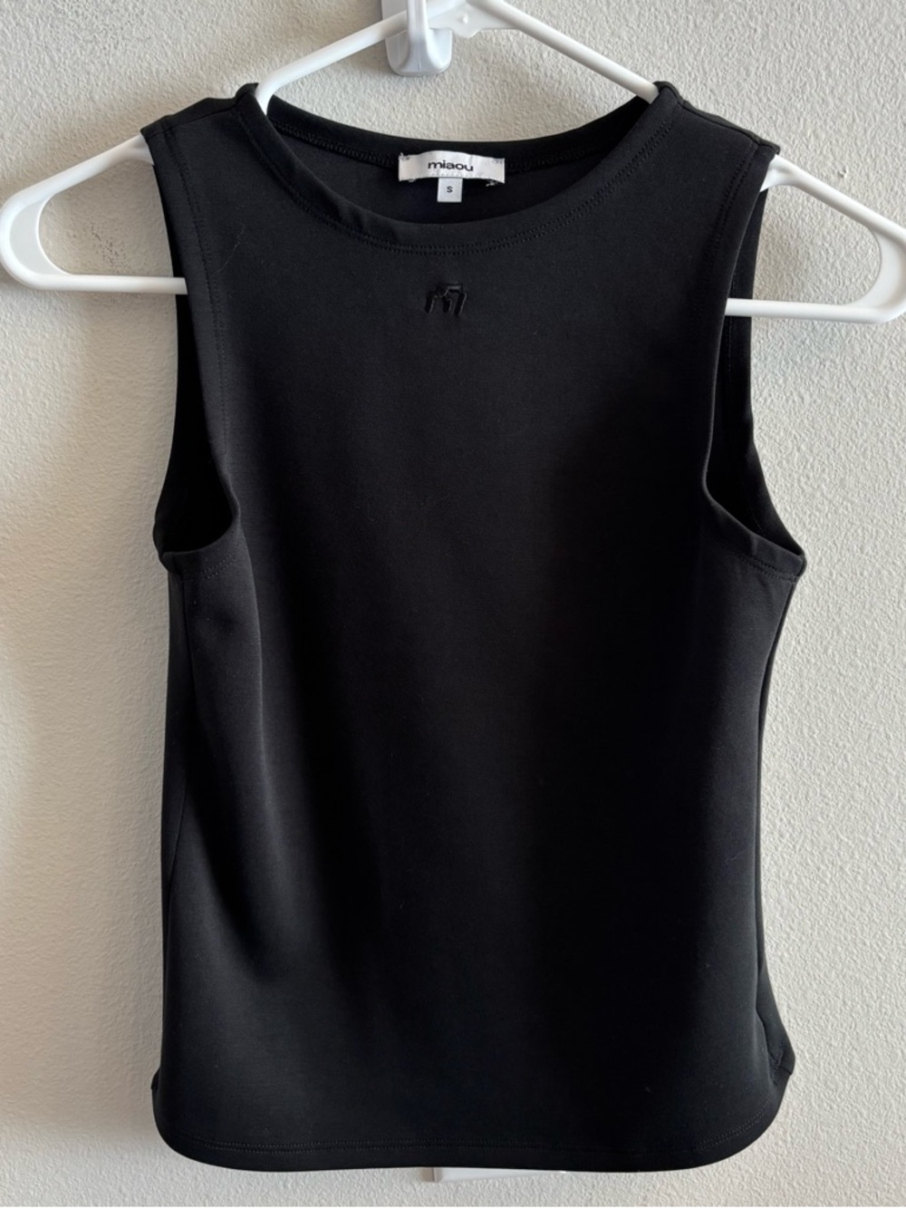 MIAOU Black Sleeveless Tank Top Size Small